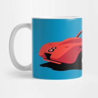 Vintage Hill Climb Race Car Mug